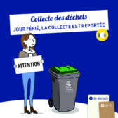 Lundi de Pâques, collecte reportée au samedi