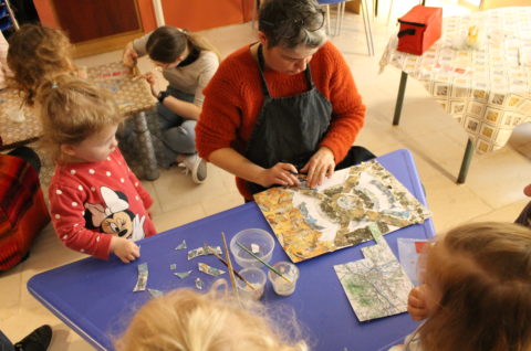 Ateliers arts plastiques en partenariat avec les EAJE de Toul (