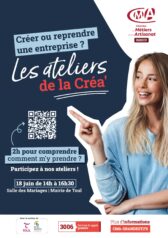 Les ateliers de la Créa' : "Créer ou reprendre une entreprise"