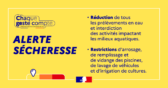 Passage en alerte sècheresse