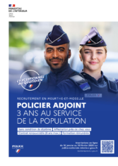 Campagne de recrutement de policier(e)s adjoint(e)s